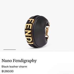 FENDI nano bag black